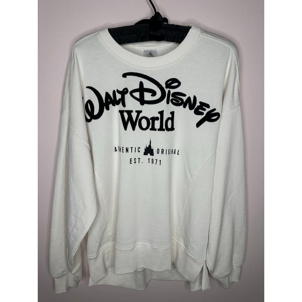 Disney Parks Walt Disney World off-white pullover sweatshirt